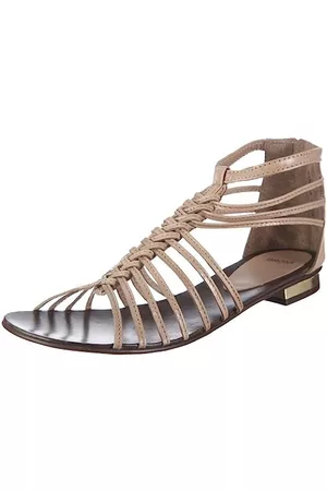 Bronx Damen Sandalen - Alys 37 Tortora 83503-A3, Damen, Sandalen/Fashion-Sandalen, Beige (Tortora), EU 40