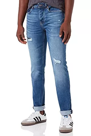 HUGO BOSS Herren Cropped Jeans - Herren Taber BC-C Jeans, Navy419, 3434