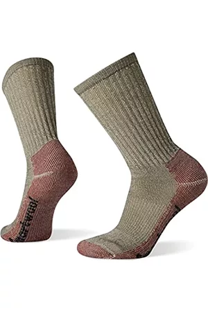 Smartwool Damen Unterwäsche - Women's Hike Classic Edition Light Cushion Crew Socks – Merino Wool Socks for Hiking, Camping, Walking & Hunting – Made in USA - Taupe, L