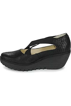 Fly London Damen Yoly402fly Pumps, Schwarz, 36 EU