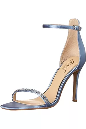 Badgley Mischka Damen Adriane Sandale mit Absatz, stahlblau, 37 EU