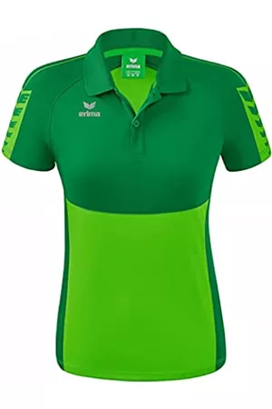 Erima Damen Shirts - Damen Six Wings Sport Polohemd, green, 34