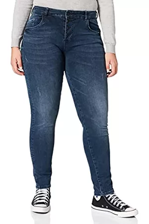 Timezone Damen Regular JillyTZ Freizeithose, deep royal Blue wash, 29