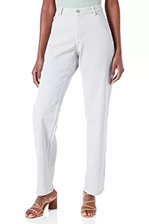 JACK & JONES Damen Straight Jeans - Damen Jjxx Jxseoul Straight Mw Akm Sn Jeans, Gray Dawn, 28W / 34L EU