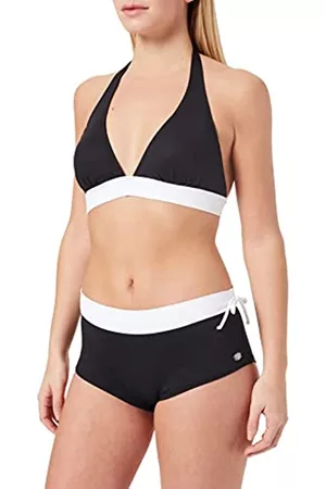 Haute Pression Damen Bikinis - A2007/A3007 - Bikini - Femme - Noir (Noir/Blanc) - FR: 36D (Taille fabricant: 36D)