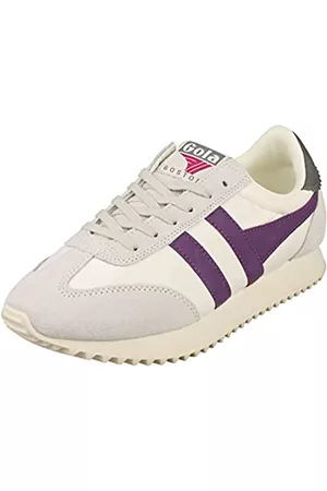 Gola Damen Schuhe - Damen Boston 78 Sneaker, Off White/Foxglove/Ash, 39 EU