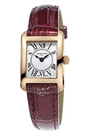 Frederique Constant Damen Uhren mit Lederarmband - Damen Analog Quarz Uhr mit Leder Armband FC-200MC14