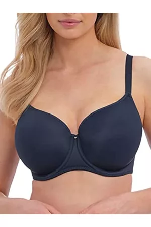 Fantasie Damen Bügel BHs - Damen Aura Nahtloser Bügel T-Shirt-BH, Navy, 80F