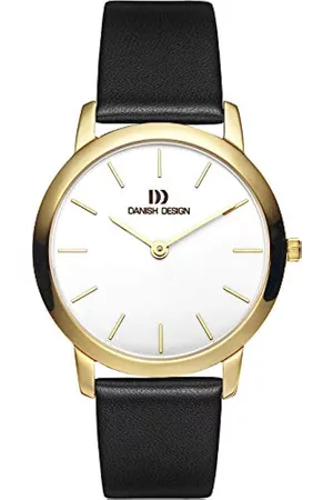 Danish Design Damen Analog Quarz Uhr mit Leder Armband IV11Q807
