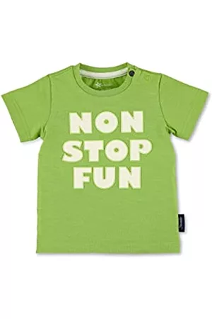 Sterntaler Baby T-Shirts - Baby - Jungen Kurzarm-shirt Fun T-Shirt, Hellgrün, 74
