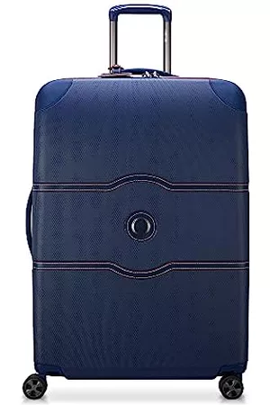 Delsey Taschen - Paris Chatelet Hardside 2.0 Koffer mit Drehrädern, Navy, Checked-Large 28 Inch, No Brake, Chatelet Hardside 2.0 Gepäckstück mit Rollen