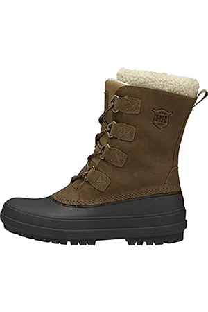 Helly Hansen Damen Winterstiefel ohne Absatz - Damen W Varanger Primaloft Snow Boot, 741 Bistre, 39 1/3 EU