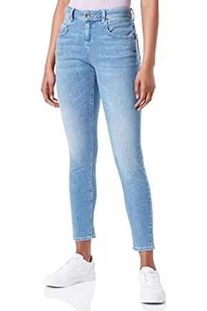 Timezone Damen Slim Jeans - Damen Slim FlorenceTZ, Sonic Blue wash, 29/28