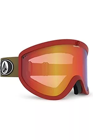 Volcom Unisex Footprints Red/Charamel +Bl Sonnenbrille, Rot Chrome (Rot), Einheitsgröße