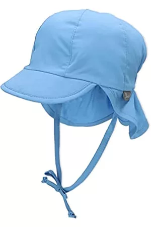 Sterntaler Baby Mützen - Baby-Mädchen Kopftuch Mütze, Blau (Zartblau 399), (Herstellergröße: 41)