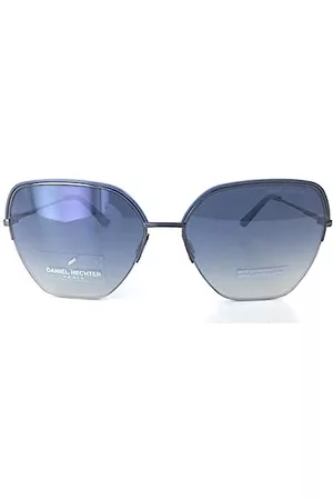 Daniel Hechter Damen Sonnenbrillen - Damen DHS194-4 Sonnenbrille, Grau-glänzend,blau-matt, 58-16-140