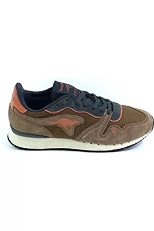 Roos Red Sneakers - Unisex Coil RX Gorp Sneaker, Saddle Brown/Jet Black, 43 EU