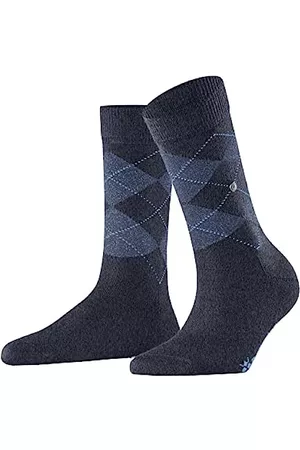 Burlington Damen Socken & Strümpfe - Damen Socken Marylebone Lurex W SO Wolle gemustert 1 Paar, Blau (Jeans 6670), 36-41