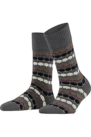 Burlington Damen Socken & Strümpfe - Damen Socken JOY, Schurwolle, 1 Paar, Grau (Dark Grey 3070), 36-41