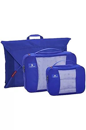 Eagle Creek Kleine Taschen - Zum Falten von Kleidung Pack-it Starter-Set – 3-teiliges-Set (mittelgroßer Kleiderfalter, mittelgroßer Würfel/Kleiner Würfel), Blue Sea (Blau) - EC-41193137