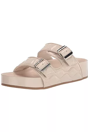 Chooka Damen Sandalen - Damen Doppelschnalle Slide Sandale, cremefarben, 39 EU