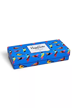 Happy Socks Damen Socken & Strümpfe - Gemischt farbenfrohe Geschenkbox an Baumwollsocken für Männer und Frauen,Mehrfarbig (Forest Gift Box),36-40