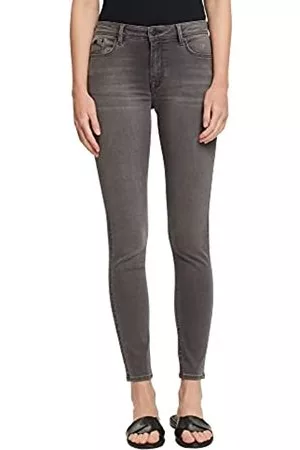 ESPRIT Damen Cropped Jeans - Edc by Damen Jeans 991cc1b326, 922/Grey Medium Wash, 26W / 32L