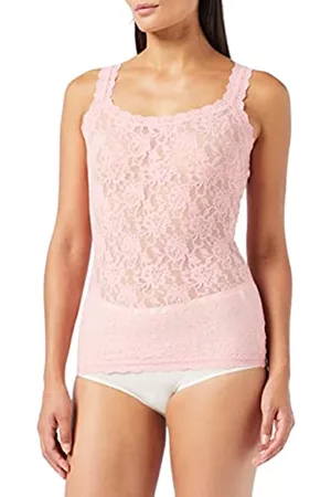 Hanky Panky Damen Spaghettitops - Damen Signature Lace Camisole Trägershirt/Cami Shirt, Pink Lemondade, XS