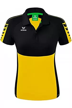 Erima Damen Shirts - Damen Six Wings Sport Polohemd, gelb, 42