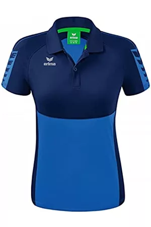 Erima Damen Shirts - Damen Six Wings Sport Polohemd, new royal/new navy, 42
