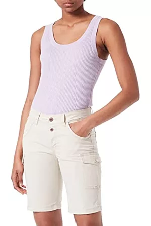 Timezone Damen Shorts - Damen Slim NaliTZ Cargo Short, Linen beige, 25