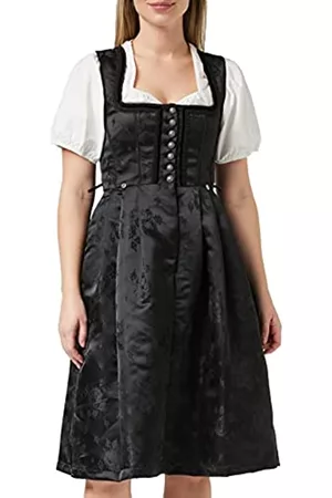 Stockerpoint Damen Dirndl Odette Kleid für besondere Anlässe, schwarz, 44