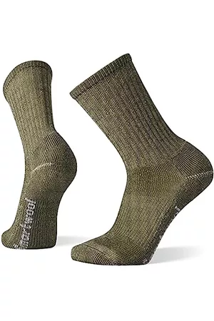 Smartwool Damen Socken & Strümpfe - Damen Hike Classic Edition Chaussettes À Coussin Léger Hike Classic Edition Light Cushion Socken, Vert olive militaire