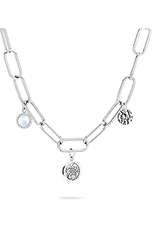 Apple of Eden Damen Grobe Halsketten - Halskette AJ-0053-N-45 Silber