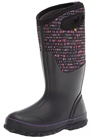 Bogs Damen Klassischer Regenstiefel Gummistiefel, Twinkle Print-Black, 37 EU