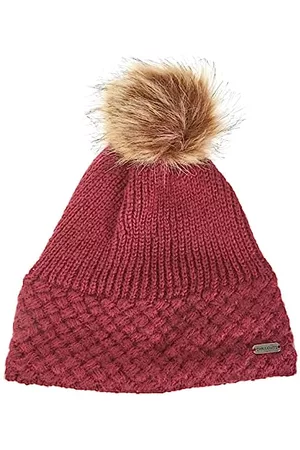 Chillouts Damen Mützen - Damen Apple Hat Beanie-Mütze, Berry, Einheitsgröße EU