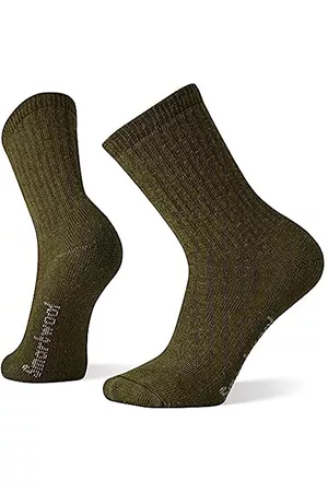 Smartwool Socken & Strümpfe - Unisex-Erwachsene Hike Classic Edition Full Cushion Solid Crew Socken, Military Olive, X-Large