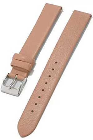 Cassis Damen Loire Uhrenarmband aus echtem Kalbsleder, mit Schnellverschluss, 14 mm, mit Werkzeug 14mm rosa - dusty pink