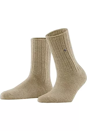 Burlington Damen Socken & Strümpfe - Damen Cosy Rib Socken Wolle dünn einfarbig 1 Paar