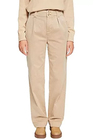 ESPRIT Damen Hosen & Jeans - Damen Hose 072ee1b328, Sand, 38W / 30L