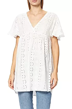 Women secret Damen Freizeitkleider - Damen Tunic COMPLEMENTOS BAÑO Kleid, Weiß Bedruckt, Medium