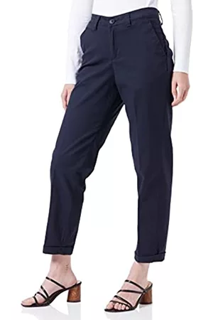 JACK & JONES Damen Chinos - JJXX Women's JXELLA Regular Chino MW Pant NOOS Chinohose, Navy Blazer, 27/30