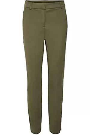 VERO MODA Damen Hosen & Jeans - Damen Vmluccalilith Mr Jersey Pant Noos Hose, Ivy Green, S EU