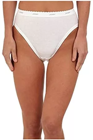 Jockey Damen Slips - Women's Underwear Classic French Cut - 3 Pack, ivory, 7