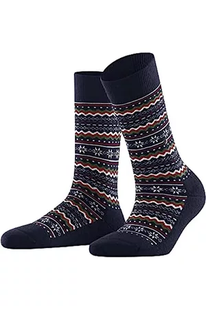 Burlington Damen Hausschuhe - Damen Hausschuhe Holiday, Nachhaltige Biologische Baumwolle Wolle, 1 Paar, Blau (Space Blue 6116), 36-41