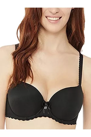 Bestform Damen Bügel BHs - Damen Stockholm Bügel-BH, Schwarz (030), 85B