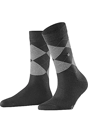 Burlington Damen Socken & Strümpfe - Damen Socken Marylebone Lurex W SO Wolle gemustert 1 Paar, Grau (Dark Grey 3070), 36-41