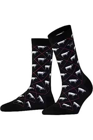 Burlington Damen Socken & Strümpfe - Damen Socken Be one-of-a-kind, Baumwolle, 1 Paar, Schwarz (Black 3000), 36-41