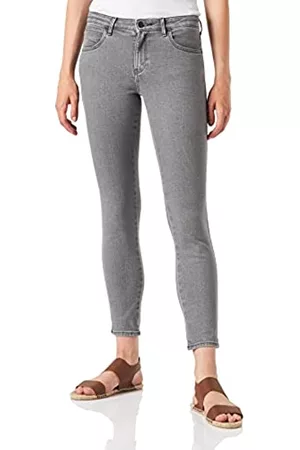 Wrangler Damen Skinny Jeans - Women's Skinny Jeans, Grey Storm, W28 / L32