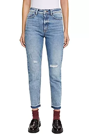 ESPRIT Damen Cropped Jeans - Edc by Damen 092cc1b318 Jeans, 902/Blue Medium Wash, 30W / 28L EU